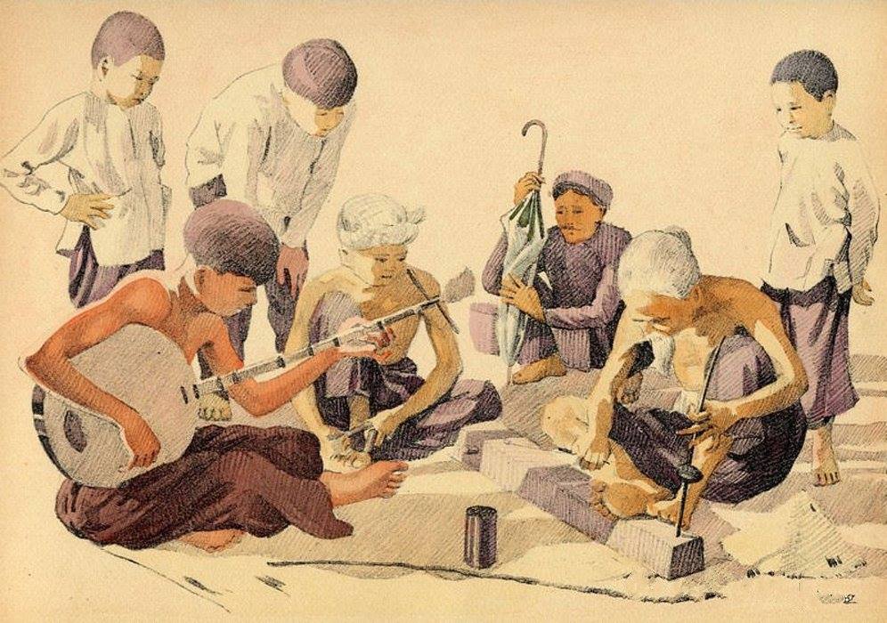 Chiêm ngưỡng bộ tranh vẽ cuộc sống người Việt vào thập niên 1930 - 43