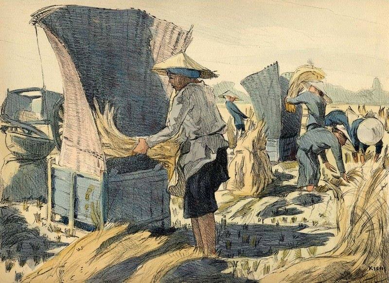 Chiêm ngưỡng bộ tranh vẽ cuộc sống người Việt vào thập niên 1930 - 30