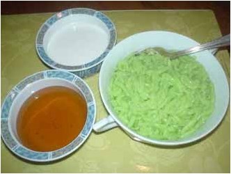 Chè bánh lọt lá dứa