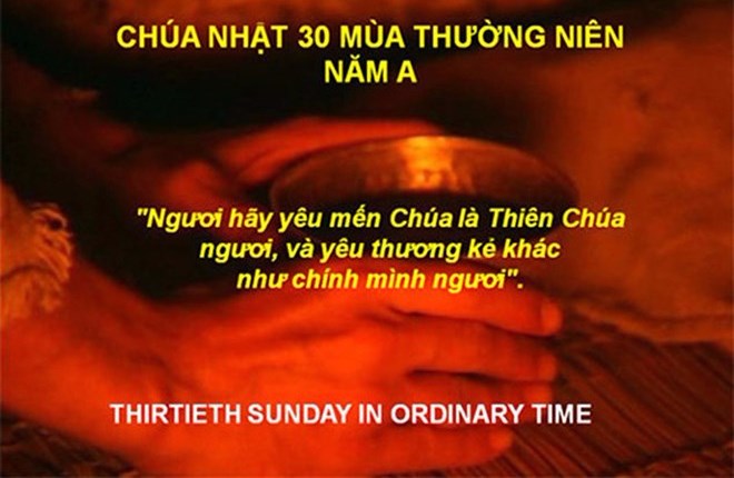 Chúa nhật thường niên 30 năm A