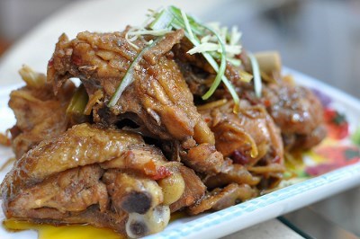 Gà kho gừng, sả