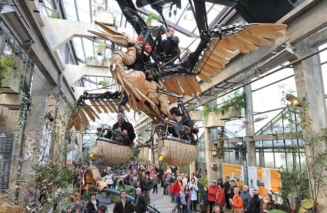 Công viên động vật máy kỳ thú ở Nantes, Pháp