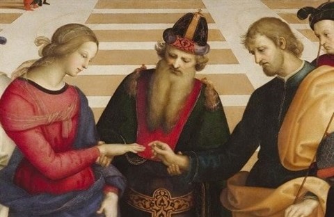 Bức “Hôn lễ của Đức mẹ đồng trinh” của Raphael