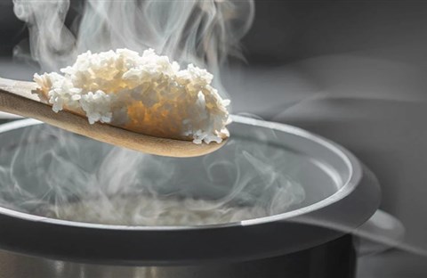 Hột cơm niêu “chảo” hột cơm điện