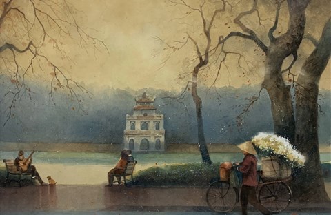 Hà Nội trong tranh của họa sĩ Sài Gòn