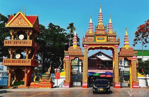 Ngôi chùa thờ người phụ nữ mang thai là cột trụ trấn giữ nước Lào