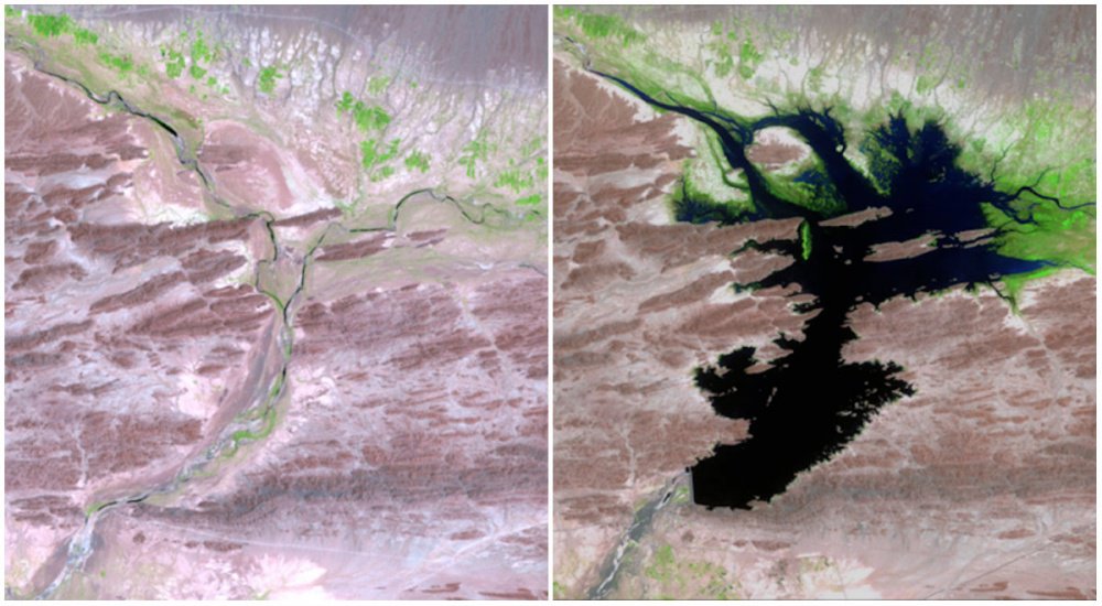sông băng rút ngắn, biến đổi khí hậu, ảnh chụp vệ tinh, 