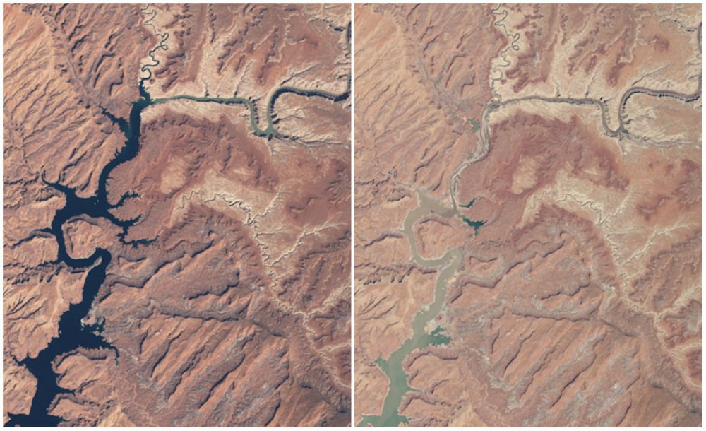 sông băng rút ngắn, biến đổi khí hậu, ảnh chụp vệ tinh, 
