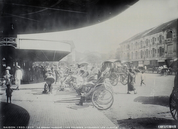Chợ Bến Thành hơn 90 năm trước, khi xe máy chưa xuất hiện - 4