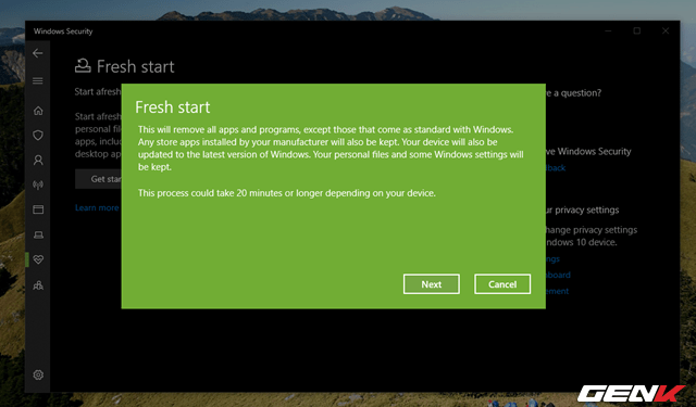 Windows 10 cung cấp sẳn 04 lựa chọn “làm tươi” lại hệ điều hành - 9