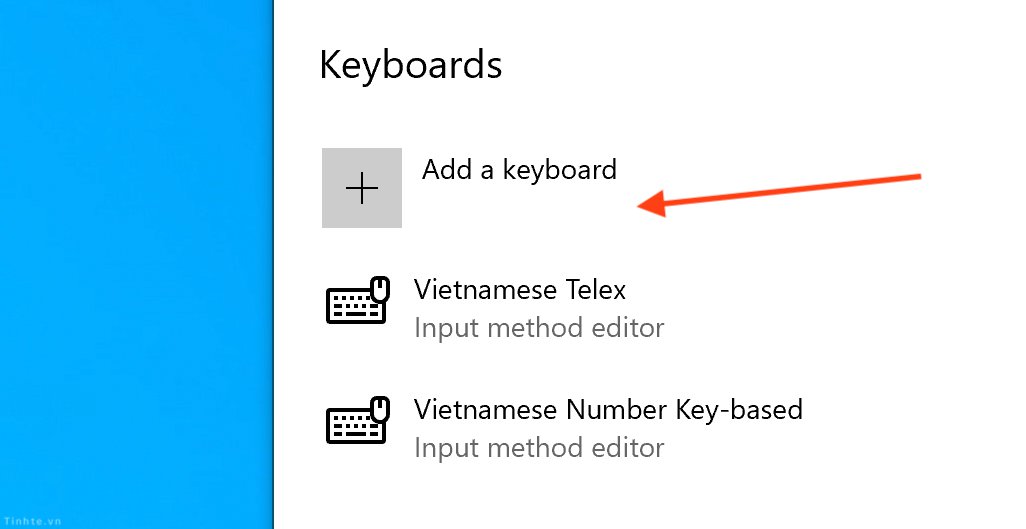 Cách bật bộ gõ tiếng Việt TELEX và VNI cho Windows 10 - 4