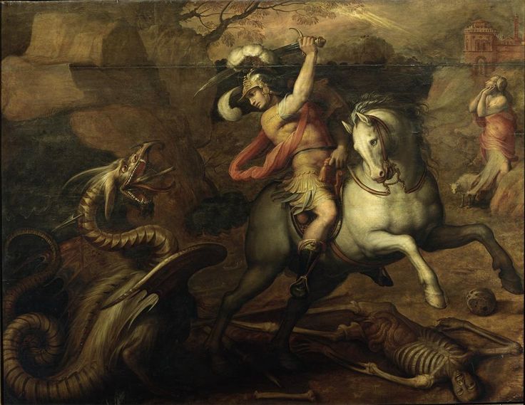 Truyền thuyết Thánh kỵ sĩ giết rồng qua hội họa phương Tây - 9