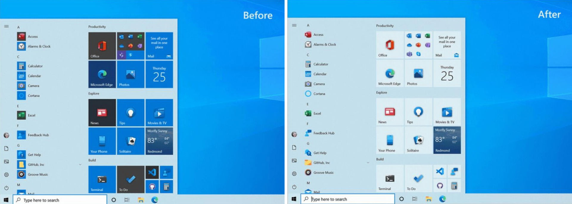 Áp dụng giao diện Start Menu mới cho Windows 10 - 8
